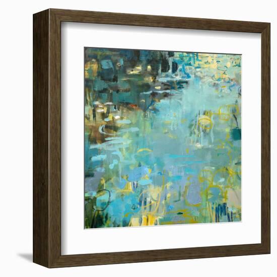 Tidal Pool In Blue-Kathleen Robbins-Framed Art Print