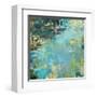 Tidal Pool In Blue-Kathleen Robbins-Framed Art Print