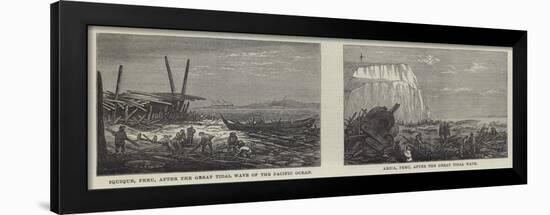 Tidal Wave in Peru-null-Framed Giclee Print