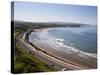 Tide Coming in at North Sands, Scarborough, North Yorkshire, Yorkshire, England, UK, Europe-Mark Sunderland-Stretched Canvas