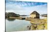 Tide mill on Brehat island, Cotes-d'Armor, Brittany, France, Europe-Francesco Vaninetti-Stretched Canvas