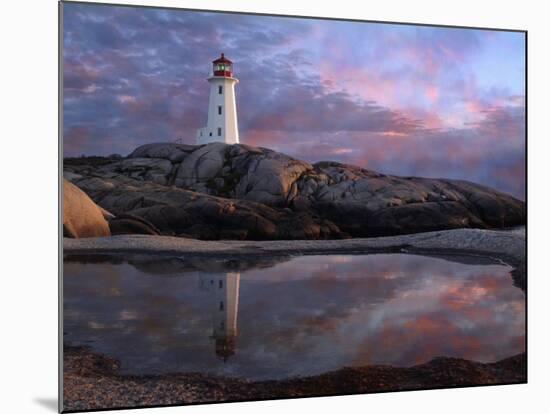 Tide Pool by Lighthouse-Cindy Kassab-Mounted Photographic Print