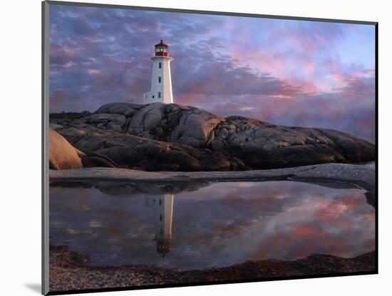 Tide Pool by Lighthouse-Cindy Kassab-Mounted Photographic Print