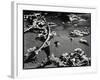 Tide Pool with Kelp (b/w photo)-Brett Weston-Framed Photographic Print