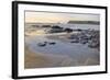 Tide Retreating at Sunset Leaving Tide Pools Among Rocks-Nick Upton-Framed Photographic Print