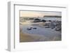 Tide Retreating at Sunset Leaving Tide Pools Among Rocks-Nick Upton-Framed Photographic Print