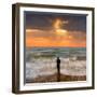 Tide Watcher-Adrian Campfield-Framed Photographic Print