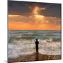 Tide Watcher-Adrian Campfield-Mounted Photographic Print