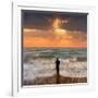 Tide Watcher-Adrian Campfield-Framed Photographic Print