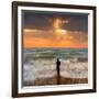 Tide Watcher-Adrian Campfield-Framed Photographic Print