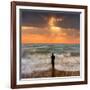 Tide Watcher-Adrian Campfield-Framed Photographic Print