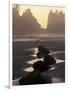 Tidepools and Seastacks, Shi Shi Beach, Olympic National Park, Washington, USA-Adam Jones-Framed Photographic Print