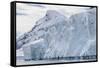 Tidewater Glacier Face Detail in Neko Harbor, Antarctica, Polar Regions-Michael Nolan-Framed Stretched Canvas