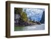 Tidewater Glacier in the Strait of Magellan, Patagonia, Chile, South America-Michael Nolan-Framed Photographic Print