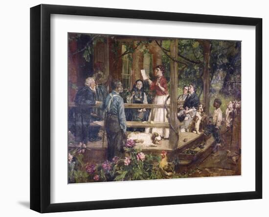 Tidings from the Front-Gilbert Gaul-Framed Giclee Print