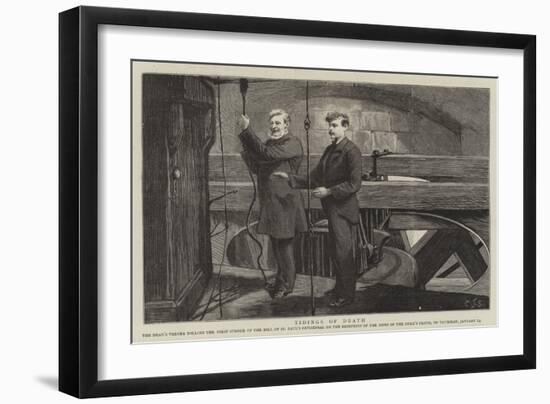 Tidings of Death-Charles Joseph Staniland-Framed Giclee Print