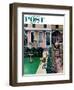 "Tidy and Sloppy Neighbors," Saturday Evening Post Cover, July 1, 1961-John Falter-Framed Giclee Print