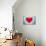 Tie-Dye Design of a Heart in Rainbow Colors - Photography-Lantern Press-Art Print displayed on a wall