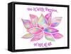 Tie Dye Lotus Passion-Pamela Varacek-Framed Stretched Canvas