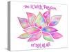 Tie Dye Lotus Passion-Pamela Varacek-Stretched Canvas