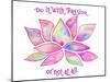 Tie Dye Lotus Passion-Pamela Varacek-Mounted Art Print