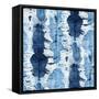 Tie-Dye of Indigo Color-Marina Zakharova-Framed Stretched Canvas