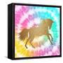 Tie Dye Unicorn 1-Allen Kimberly-Framed Stretched Canvas