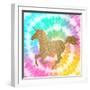 Tie Dye Unicorn 3-Allen Kimberly-Framed Art Print