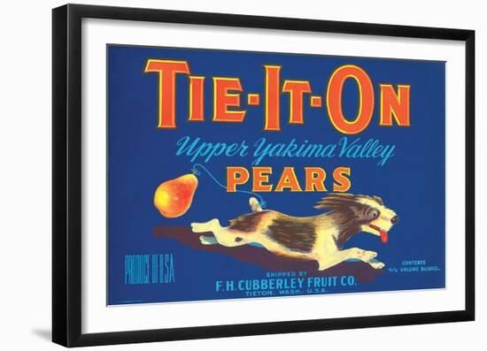 Tie-It-On Upper Yakima Valley Pears-null-Framed Art Print