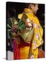 Tied Silk Sash (Obi), Kimono, Traditional Dress, Japan-null-Stretched Canvas