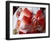 Tied Silk Sash (Obi), Kimono, Traditional Dress, Japan-null-Framed Photographic Print