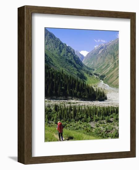Tien Shan Mountains, Ala Archa Canyon, Kyrgyzstan, Central Asia-Upperhall Ltd-Framed Photographic Print
