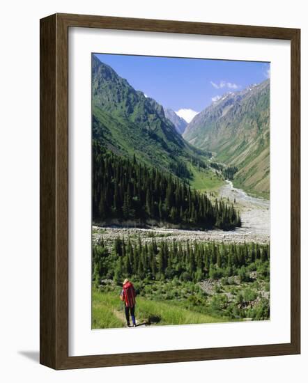 Tien Shan Mountains, Ala Archa Canyon, Kyrgyzstan, Central Asia-Upperhall Ltd-Framed Photographic Print