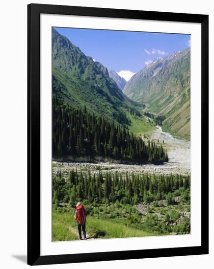 Tien Shan Mountains, Ala Archa Canyon, Kyrgyzstan, Central Asia-Upperhall Ltd-Framed Photographic Print