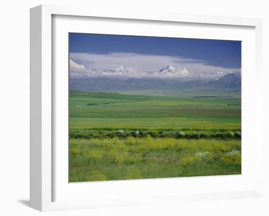 Tien Shan (Tian Shan) Mountains (Celestial Mountains), Kazakhstan, Fsu, Central Asia, Asia-N A Callow-Framed Photographic Print