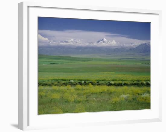 Tien Shan (Tian Shan) Mountains (Celestial Mountains), Kazakhstan, Fsu, Central Asia, Asia-N A Callow-Framed Photographic Print