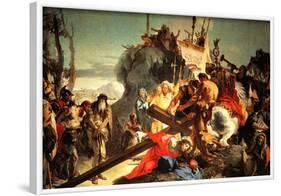 Tiepolo Jesus Carriying the Cross Art Print Poster-null-Framed Poster