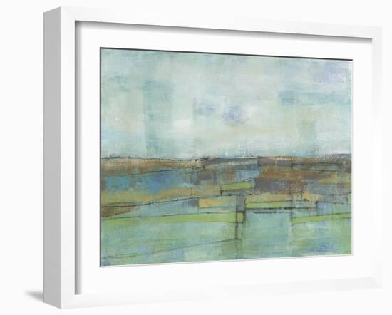 Tiered Farmland II-Jennifer Goldberger-Framed Art Print