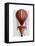 Tiered Hot Air Balloon Print Red-Fab Funky-Framed Stretched Canvas