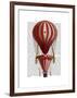 Tiered Hot Air Balloon Print Red-Fab Funky-Framed Art Print