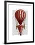 Tiered Hot Air Balloon Print Red-Fab Funky-Framed Art Print