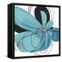 Tiffany Blue Floral Five-Jan Weiss-Framed Stretched Canvas