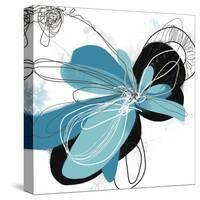 Tiffany Blue Floral Four-Jan Weiss-Stretched Canvas
