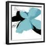 Tiffany Blue Floral One-Jan Weiss-Framed Art Print