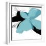 Tiffany Blue Floral One-Jan Weiss-Framed Art Print