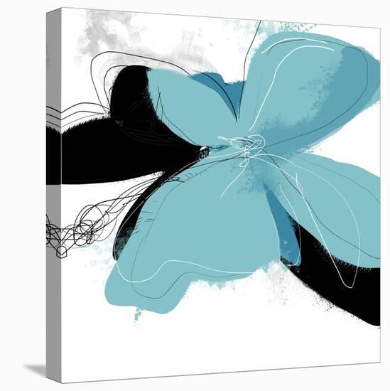 Tiffany Blue Floral One-Jan Weiss-Stretched Canvas