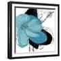 Tiffany Blue Floral Three-Jan Weiss-Framed Art Print
