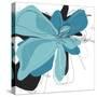 Tiffany Blue Floral Two-Jan Weiss-Stretched Canvas