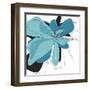 Tiffany Blue Floral Two-Jan Weiss-Framed Art Print