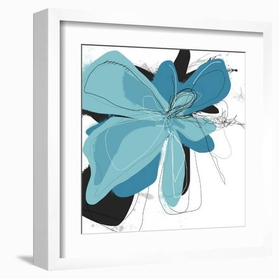 Tiffany Blue Floral Two-Jan Weiss-Framed Art Print